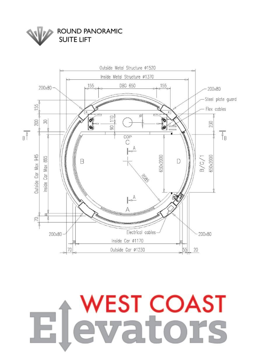 Round Panoramic Suite Lift West Coast Elevators