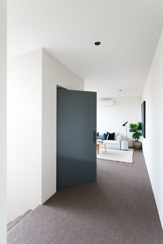Residential Classic Lift Perth - West Coast Elevators classic home lift with blue swing door