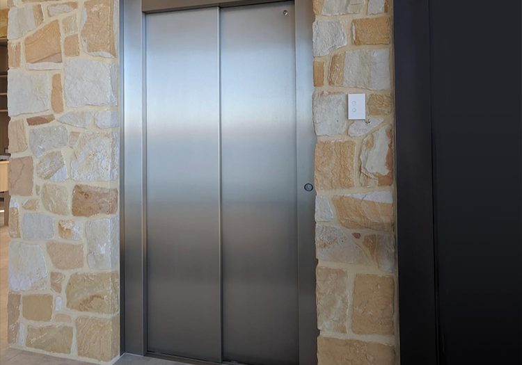 Dalkeith Residential Royal lift with stone walling