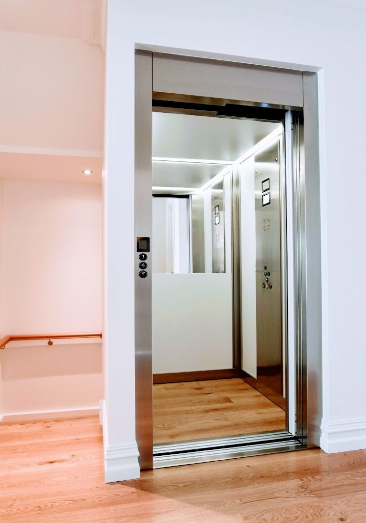 Open doors of a Jewel Lift in Dalkeith