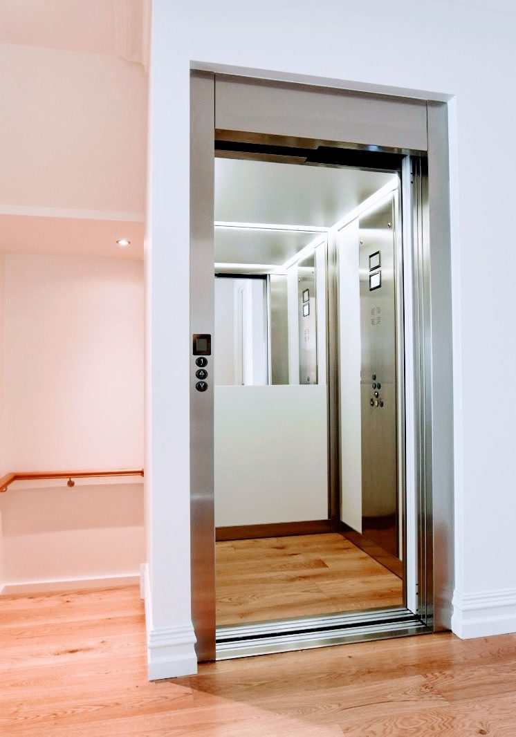 Open doors of a Jewel Lift in Dalkeith Open doors of a Jewel Lift in Dalkeith