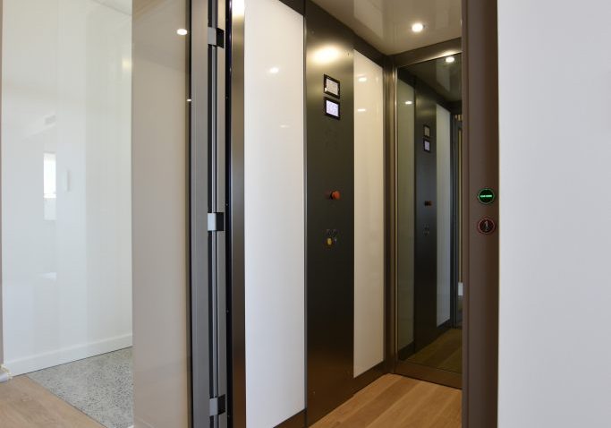 a stylish residential lift
