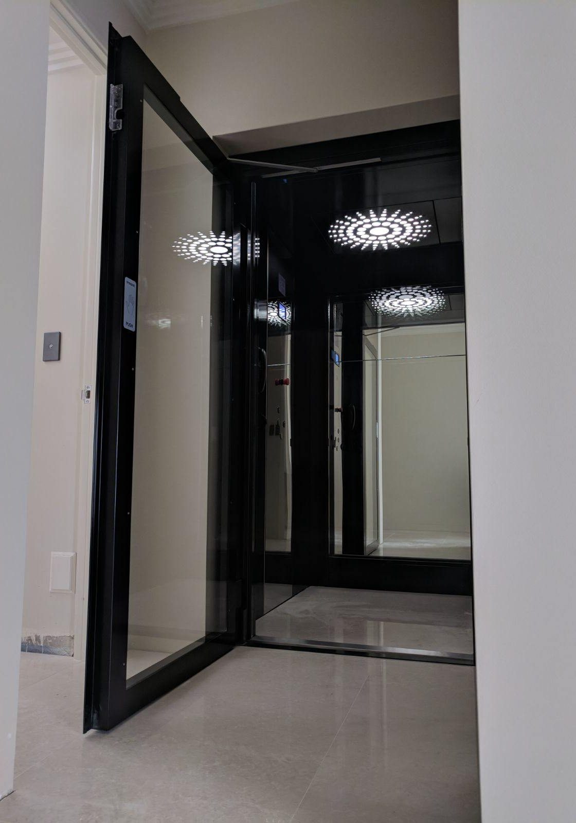 Stylish lighting for a residential Ocean Reef lift