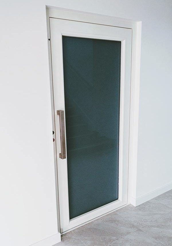 Glass doors of a Jurien Bay residential lift